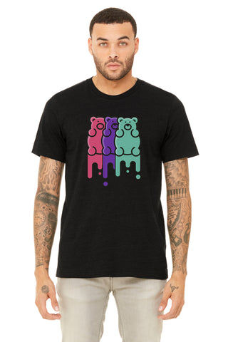 men's, t-shirt, bear, gummy,threadloops, apparel