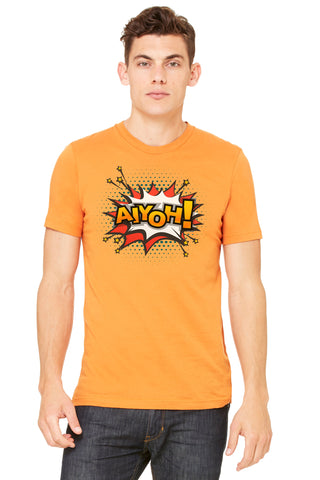 men's, t-shirt, aiyoh!, Singapore slang, singapore, threadloops, apparel, 100% cotton, Side-seamed