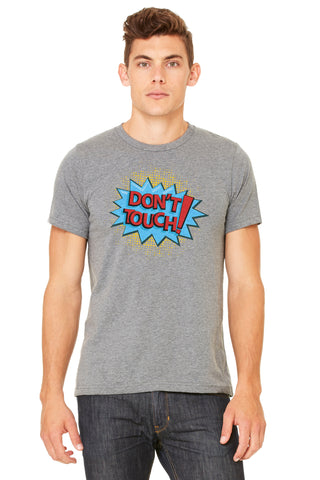 men's, t-shirt, don't touch, gummy,threadloops, apparel, 100% cotton, Side-seamed