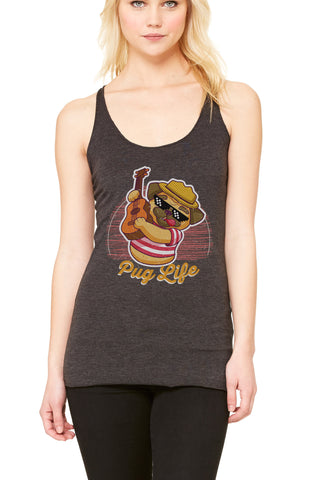 Pug-life Racerback Tank