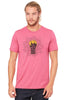 men's, t-shirt, save water drink beer, gummy,threadloops, apparel, 100% cotton, Side-seamed