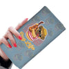 Wallet, case, ladies pouch,wallet, pug, dogs, animals, guitar, threadloops 
