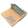 Wallet, case, ladies pouch,wallet, nightingale, birds, animals, forest, threadloops 