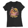 ladies, t-shirt, pug life, dogs, animal lovers, threadloops, apparel, 100% cotton, Side-seamed