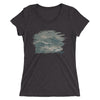 women's, ladies, short sleeve t-shirt, apparel, art, grace ighut, waves, breathable ,soft, classic t-shirt,form fitting shirt,crewneck