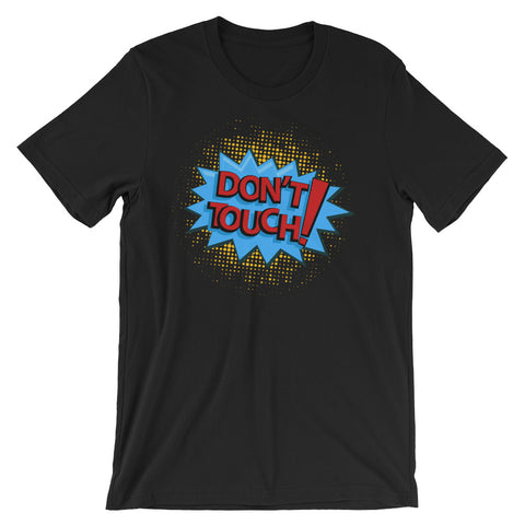 men's, t-shirt, don't touch, gummy,threadloops, apparel, 100% cotton, Side-seamed
