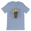 men's, t-shirt, save water drink beer, gummy,threadloops, apparel, 100% cotton, Side-seamed