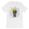 men's, t-shirt, save water drink beer, gummy,threadloops, apparel, 100% cotton, Side-seamed