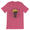 men's, t-shirt, save water drink beer, gummy,threadloops, apparel, 100% cotton, Side-seamed